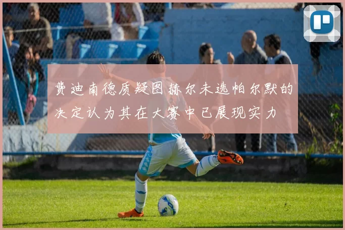 费迪南德质疑图赫尔未选帕尔默的决定认为其在大赛中已展现实力